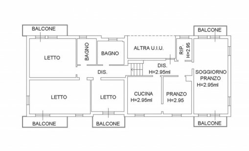 4 camere in venditaReggio Emilia - Ospizio